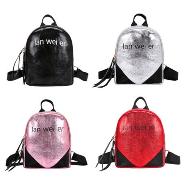 

women's mini backpack leather college hiking travel satchel rucksack book casual small backpack