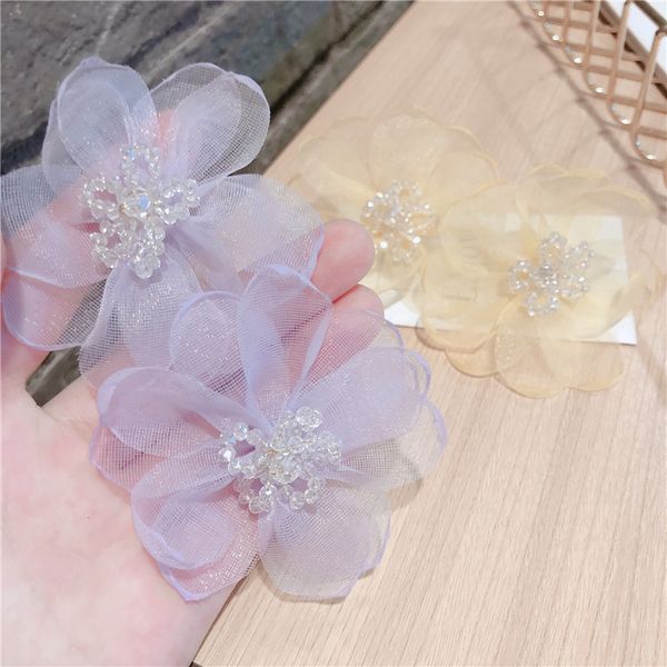 

bohemian большого шифон цветок серьга для женщин 2020 новых ювелирных изделия партии праздник pendientes подарков, Silver