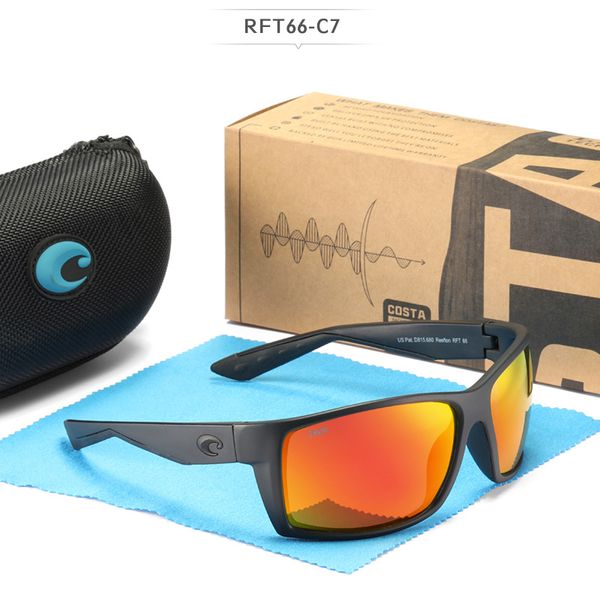 

costa sunglasses mens fashion sunglasses polarized uv protection women luxury designer sunglasses costa reefton tr90 frame tac colorful lens, White;black