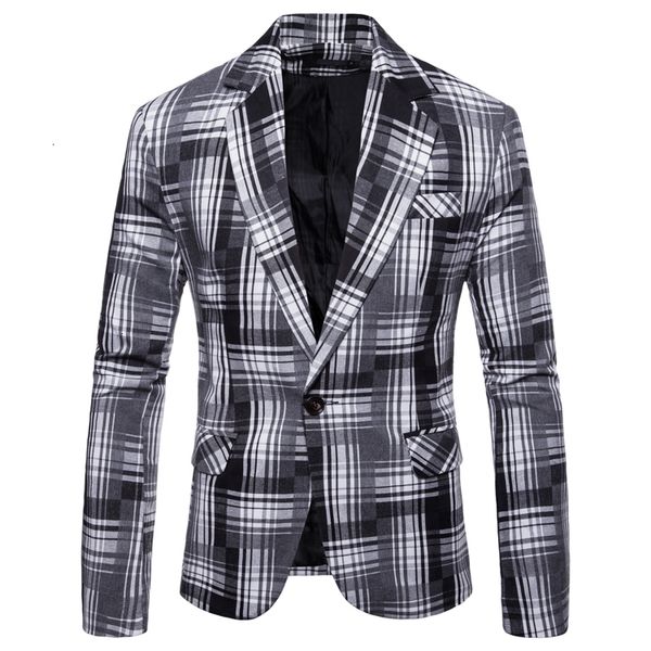 

2019 fashion nieuwe mannen casual boutique bloem plaid pak jas/mannen slim boutique jasje blazers, White;black