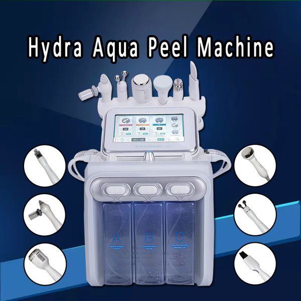

new version h2-o2 6 in 1 h2o2 hydra peel equipment hydro toning water dermabrasion aqua peel beauty machine