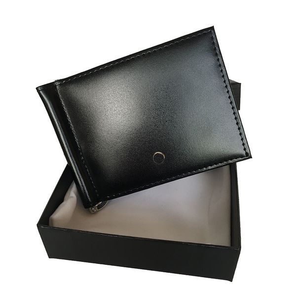 

european and american popular wallet men's leather short clip ultra-thin pocket id card portable card holder id card holder cash folder, Red;black