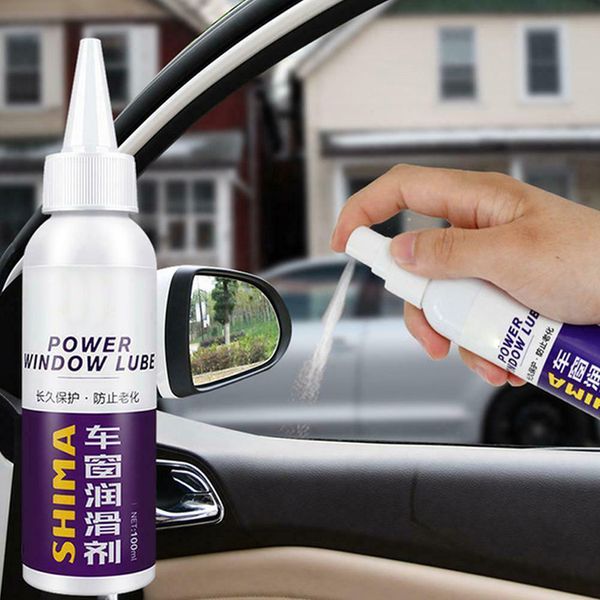 

car window channel dresser lubricant eliminate noise cleaner cleanser 100ml quick cleaning