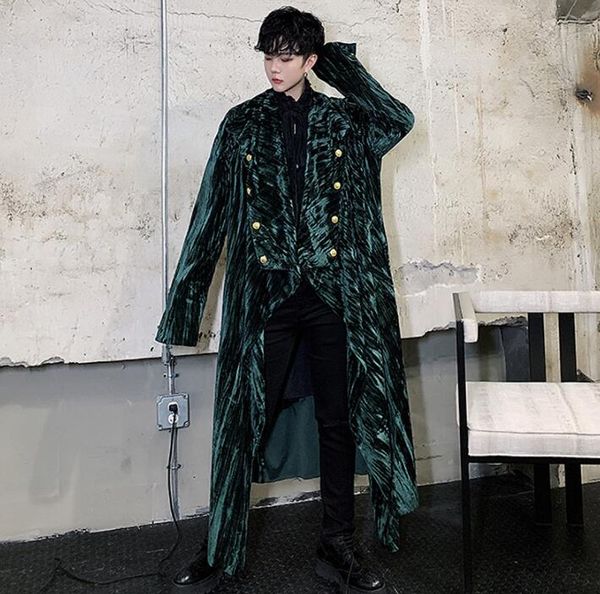 

england mens trench coats man designer style pleated diamond fleece coat men clothes overcoat long sleeve autumn spring b245, Tan;black