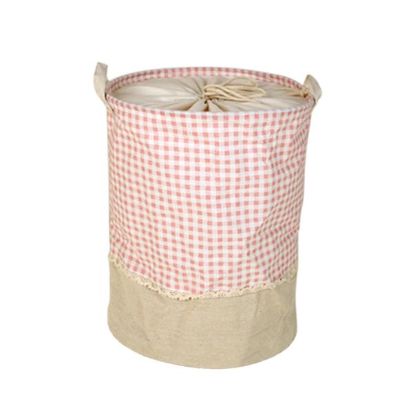 

big japanese pastoral cotton and linen waterproof laundry bag storage box