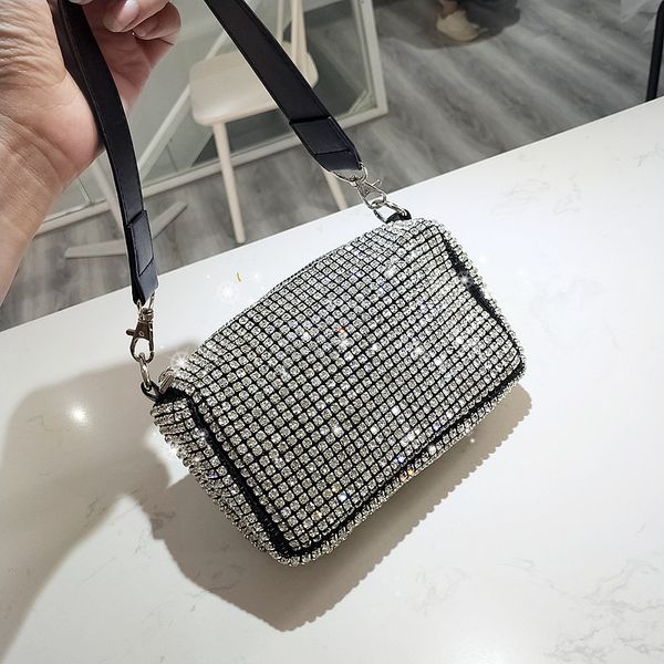 

diamonds women shoulde bags crystal messenger bag shiny rhinestone crossbody bag lady eveing clutch party purses