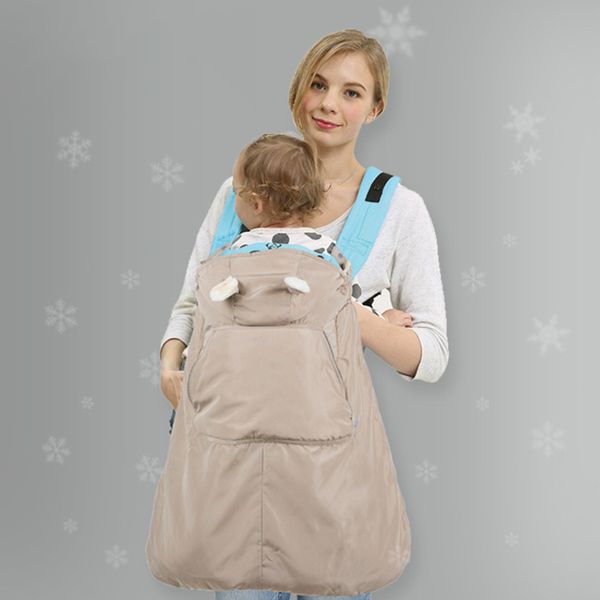 

baby warm strap coat sleeve cloak cloak baby backpack strap wrap shawl cover for autumn winter waterproof