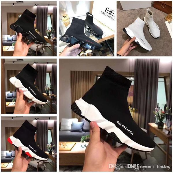 

Boxed color3 with tote bag certificate invoice men women balenciaga men women hoe peed tretch knit neaker