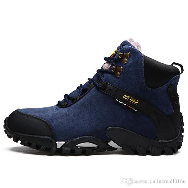 

non-slip camping shoes man rock climbing shoes black outdoor military tactical boots for male big size 46