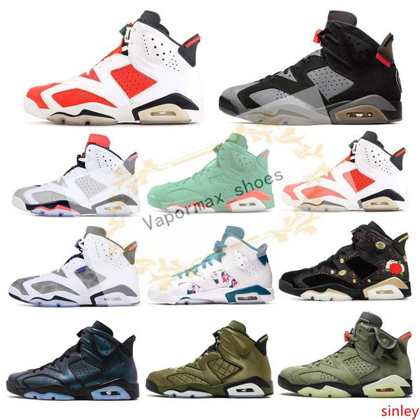 

6 6s black infrared 3m reflective carmine unc basketball shoes men toro hare oreo maroon tinker low chrome sneakers