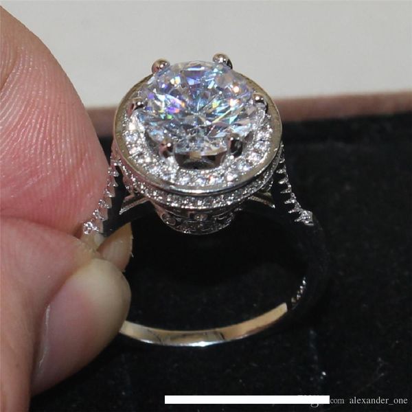 

поп high uspecial мода 925 серебряные обручальные кольца обручальное кольцо sterling для женщин имитация алмазный iron-tower коктейль jweelr, Slivery;golden