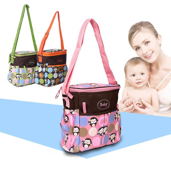 

Portable Cartoon Mammy Bag Multi-Function Messenger Bags Maternity Nappy Printed Babies Bag Travel Picnic Mummy Baby Care