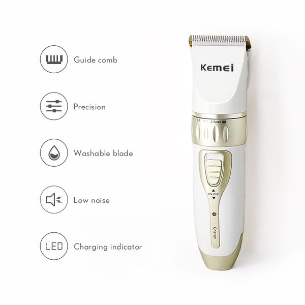 

kemei km - 1817 машинка для стрижки волос триммер для бороды покупателей машинка для стрижки волос для мужчин и женщин регулируемый салон ne