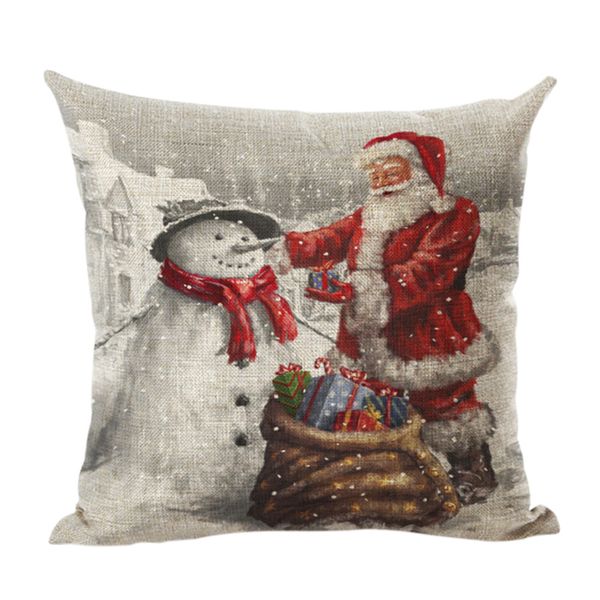 

christmas pillows cover fall decor pillow case sofa waist throw cushion cover