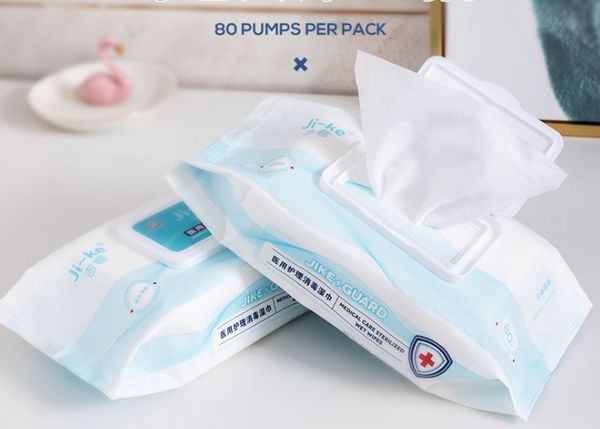 

the latest 1 pack = 80 pieces of portable sterilization cleaning wipes disinfection wipes, disinfection wipes, dhl shipping