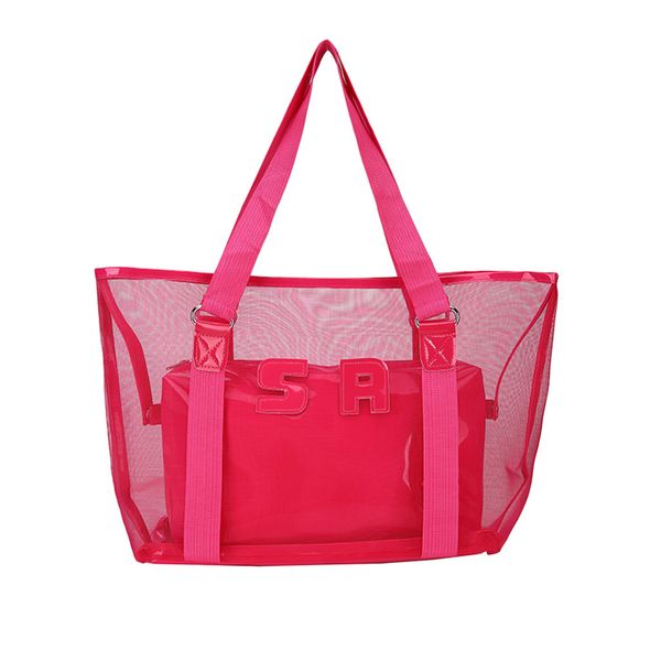 

women bag fashion transparent two packages luxury handbag designer shoulder bag grid tote large capacity bags for women bolso7.5
