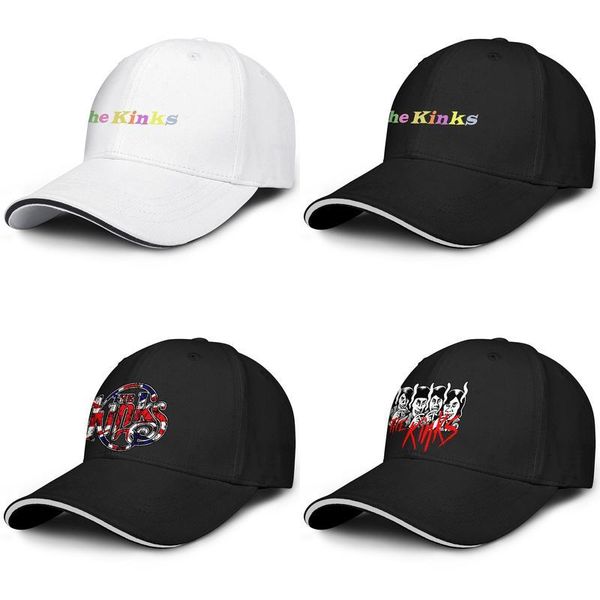 

the kinks fashion baseball sandwich hat fit team truck driver cap union jack flag logo logo rare anthology, Blue;gray