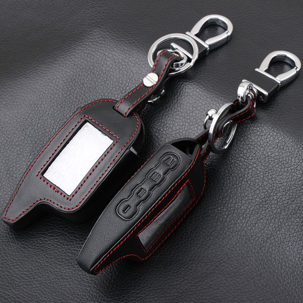 

m7/m8/m9 leather case for scher-khan magicar 7/8/9/10/11/12 101 lcd two way car alarm system lcd key cover