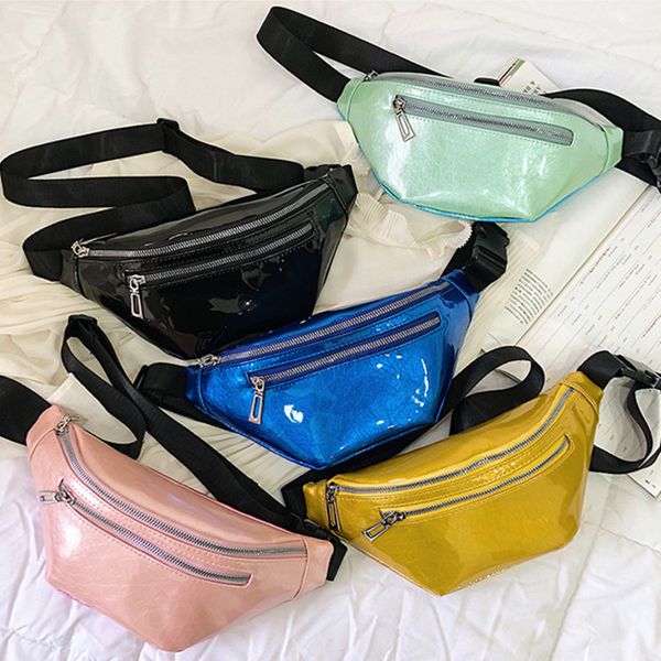 

designer-candy color waist bag women fanny pack casual outdoor waist packs bag pouch hip purse party beach shoulder crossbody bags