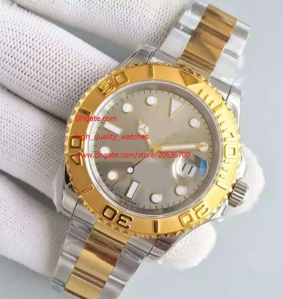 

factory supplier luxury sapphire 40mm 116621 silver dial automatic mechanical mens men's watch watches wristwatches, Slivery;brown