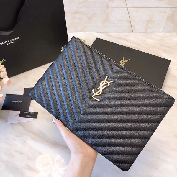 

ограниченные известные верхнего качества мужчины женщины классической моды большого и среднего размера гы сцепления кошелек сумка