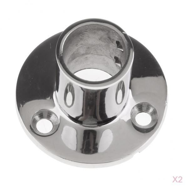 

2x boat stanchion base for tube 90 degree 316