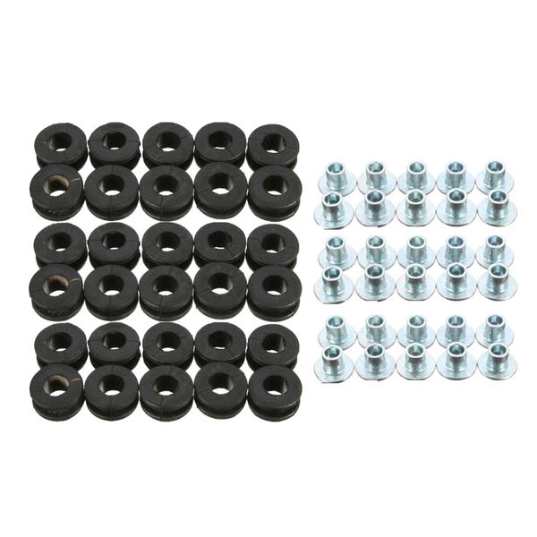

30pcs motorcycle rubber grommets kit for yamaha fairing replacement