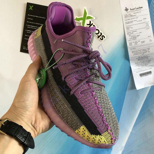 

yecheil yeehu cloud white black static 3m reflective men women running shoes gid glow zebra clay hyperspace sports sneakers