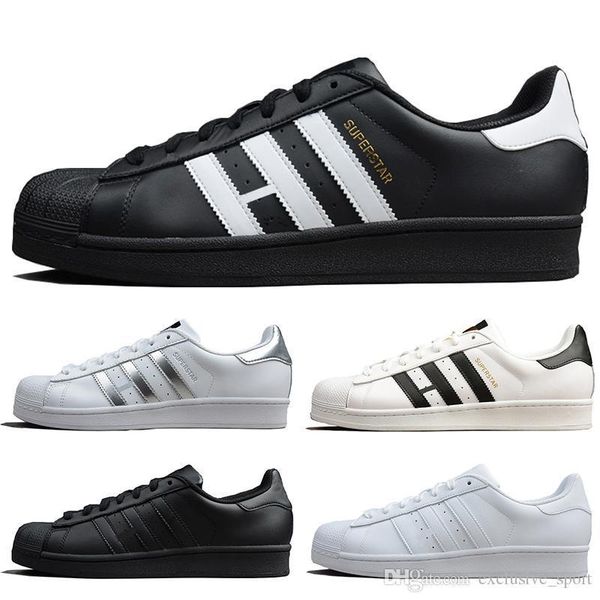 

2019 original superstar white superstars casual shoes sneakers super star black red pink blue women men designer sport size 36-44