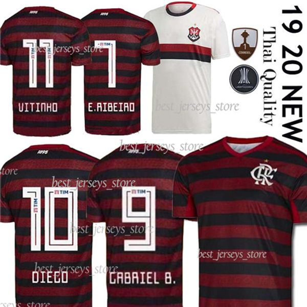 

Thailand Flamengo soccer jersey 2019 2020 Flemish GUERRERO DIEGO VINICIUS JR Football jerseys Flamengo GABRIEL B Football uniforms shirts
