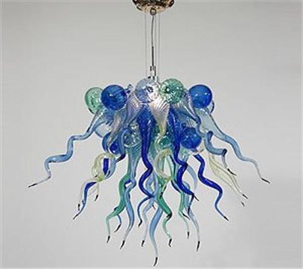 

Colored and Small Murano Glass Chandelier Modern Art Decor High Ceiling Turkish Style Glass Pendant Lamps for Bedroom ,LR1125