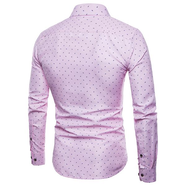 

men print shirts long sleeves slim fit male casual for spring -5xl ser88, White;black