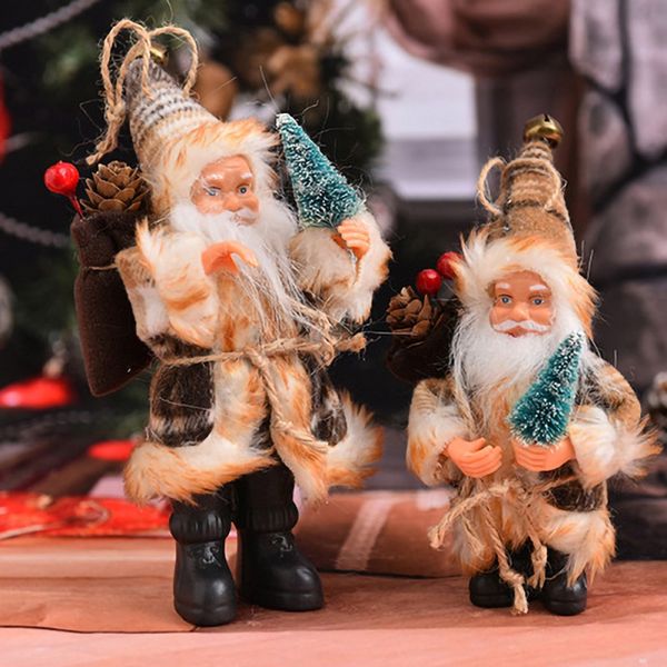 

merry christmas santa claus doll toy christmas tree ornaments decoration exquisite for home xmas happy new year gift