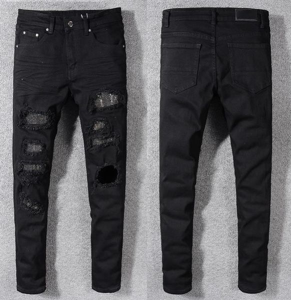 

trend brand men designer casual wild couple man trousers fashion new boutique mens urban jeans, Blue