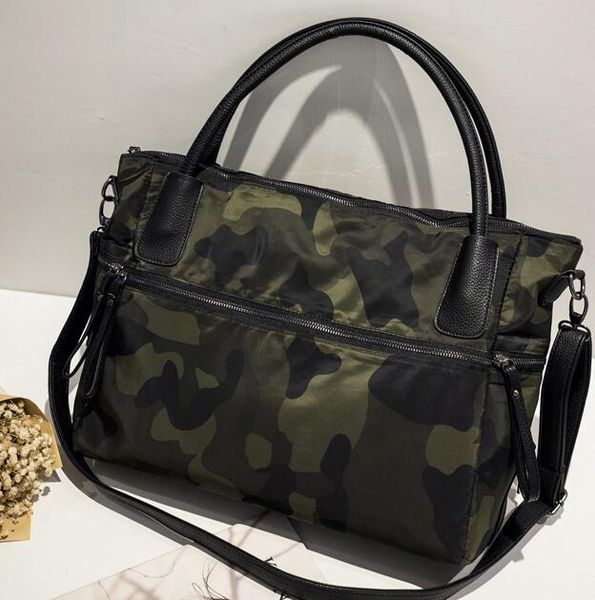 

fashion camouflage women handbag oxford cloth shoulder bags large capacity man briefcase bag crossbody