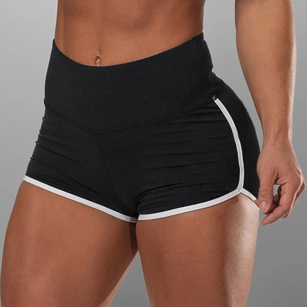 

women basic slip bike black shorts 2020 lady skinny compression fitness workout shorts capris casual simple feminina #t1p, White;black