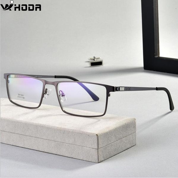 

ultralight business men's metal optical glasses frames for myopia &hiperopia ,spring hinge prescription eyewear glasses frame, Silver
