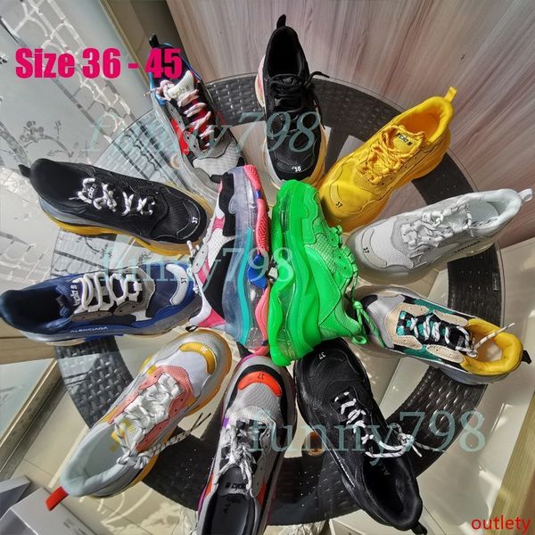 

new release 2.0 tess s paris track men women chaussures triple s clunky sneakers casual shoes authentic designer shoes [air cushion