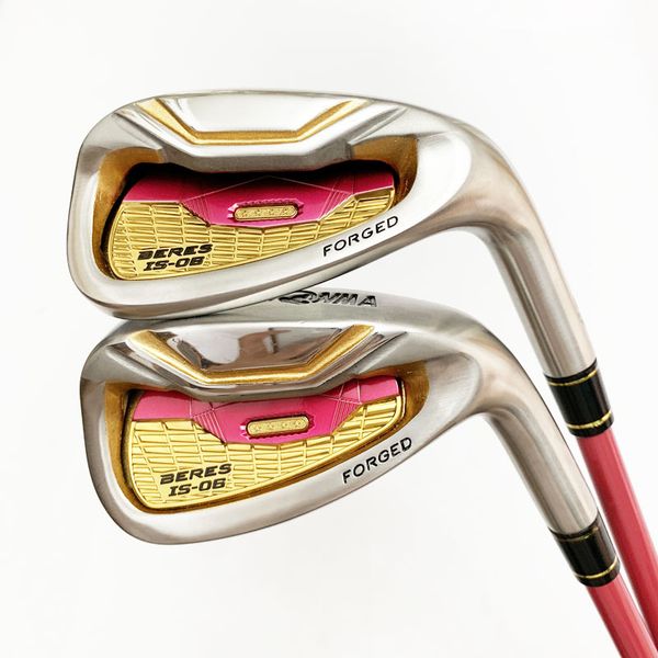 New Womens Golf Clubs Honma S-06 4 estrelas Ferros Clubes 5-11.AW, SW Golf Irons Graphite Eixo de Golfe R OR S Flex Freespipping