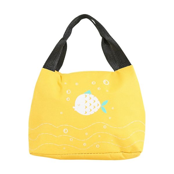 

portable insulated lunchbox thermal insulated lunch bag reusable tote picnic storage bag retain freshness outdoor pouch handbag