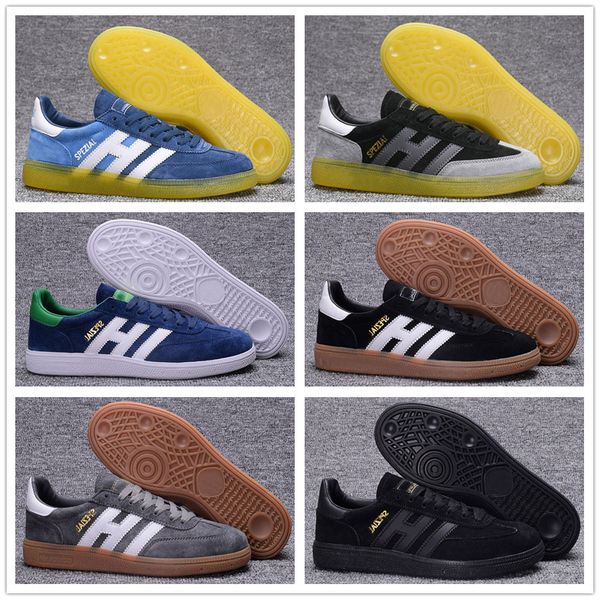 

2019 new suede handball spezial shoes men casual shoes non-slip wear-resisting classic design sneakers eur 40-44, Black