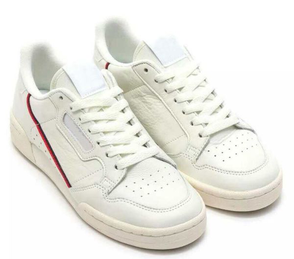 

новые continental 80 core черный белый кожа sneaker мужская работает мода спортивная обувь