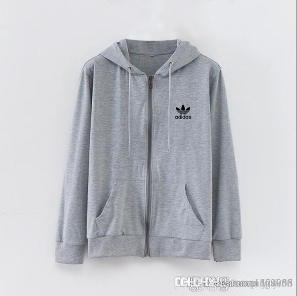 

men's cardigans and hoodies spring and autumn sports casual men's hooded coats, Black