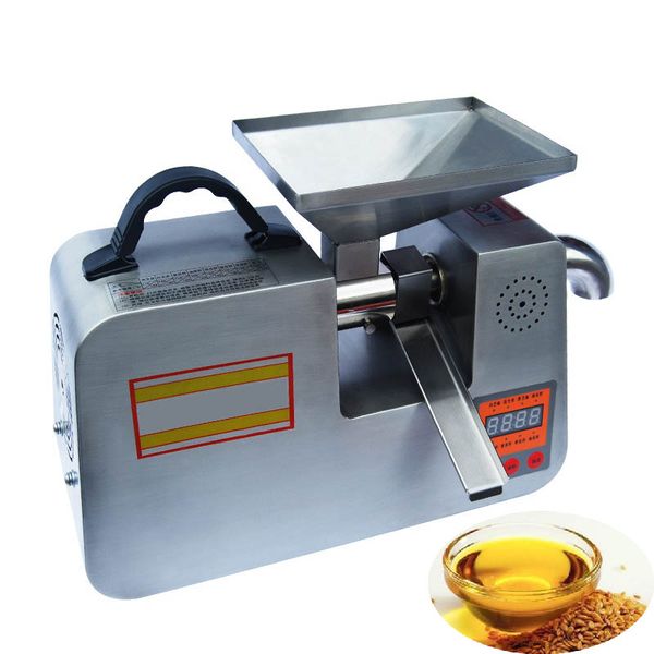 

qihang_new automatic oil press maker machine commercial nuts seeds oil presser pressing machines all stainless steel