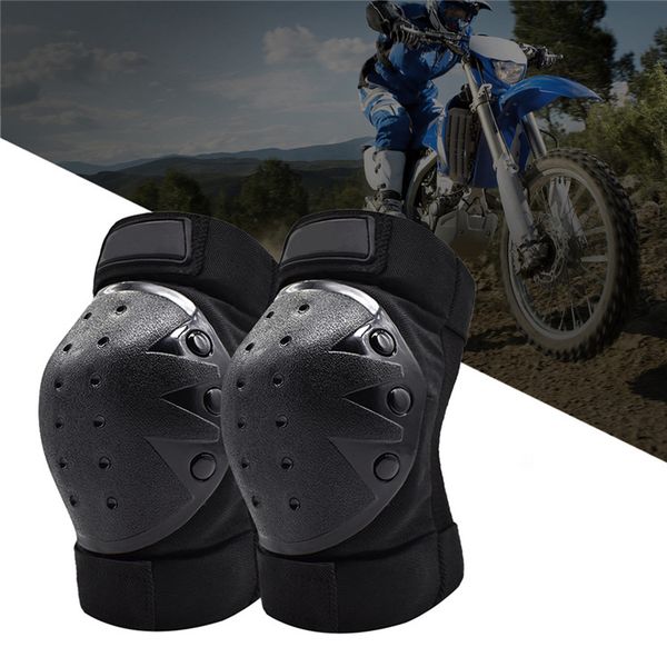 

knee pads protector riding ski snowboard tactical skate protective knee guard motorcycle elbow support self adhesive fabric, Black;gray