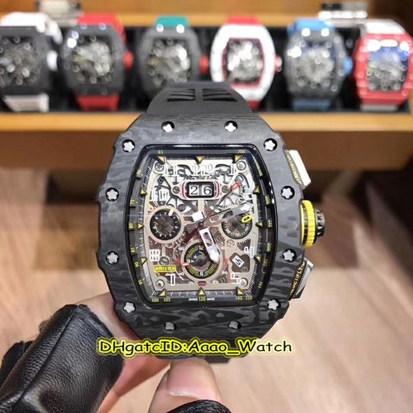 

Высокое Качество Новый RM11-03RG Большая Дата Скелет Циферблат Miyota Автоматическая RM 1