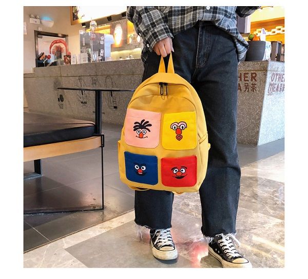 

холст сумка новый рюкзак мультфильм рюкзак мода повседневная сумка студент