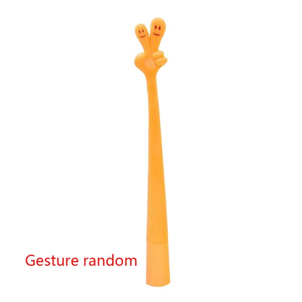 

новый смешные шариковая ручка выразительные finger мультфильм написание шариковая ручка творчески рук гибкая bendable канцелярские random co, Blue;orange