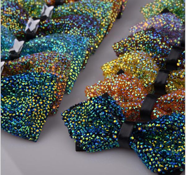 

2019 korean version of various styles of exquisite diamond tie high-quality fashion leisure diamond tie, Blue;purple
