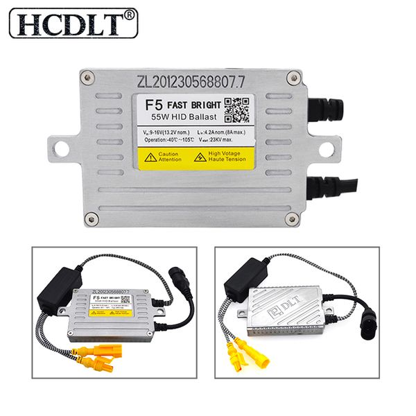 

hcdlt ac 55w fast start hid ballast dlt f5 slim reactor block ignition for 12v car light headlamp bulb kit xenon 55w hid ballast
